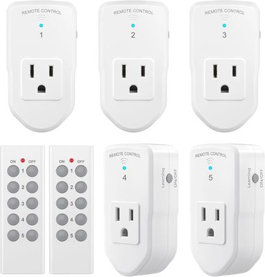 433MHz wireless remote-controlled AC outlets