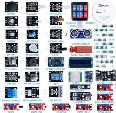ELEGOO Upgraded Electronics Fun Kit with tutorials